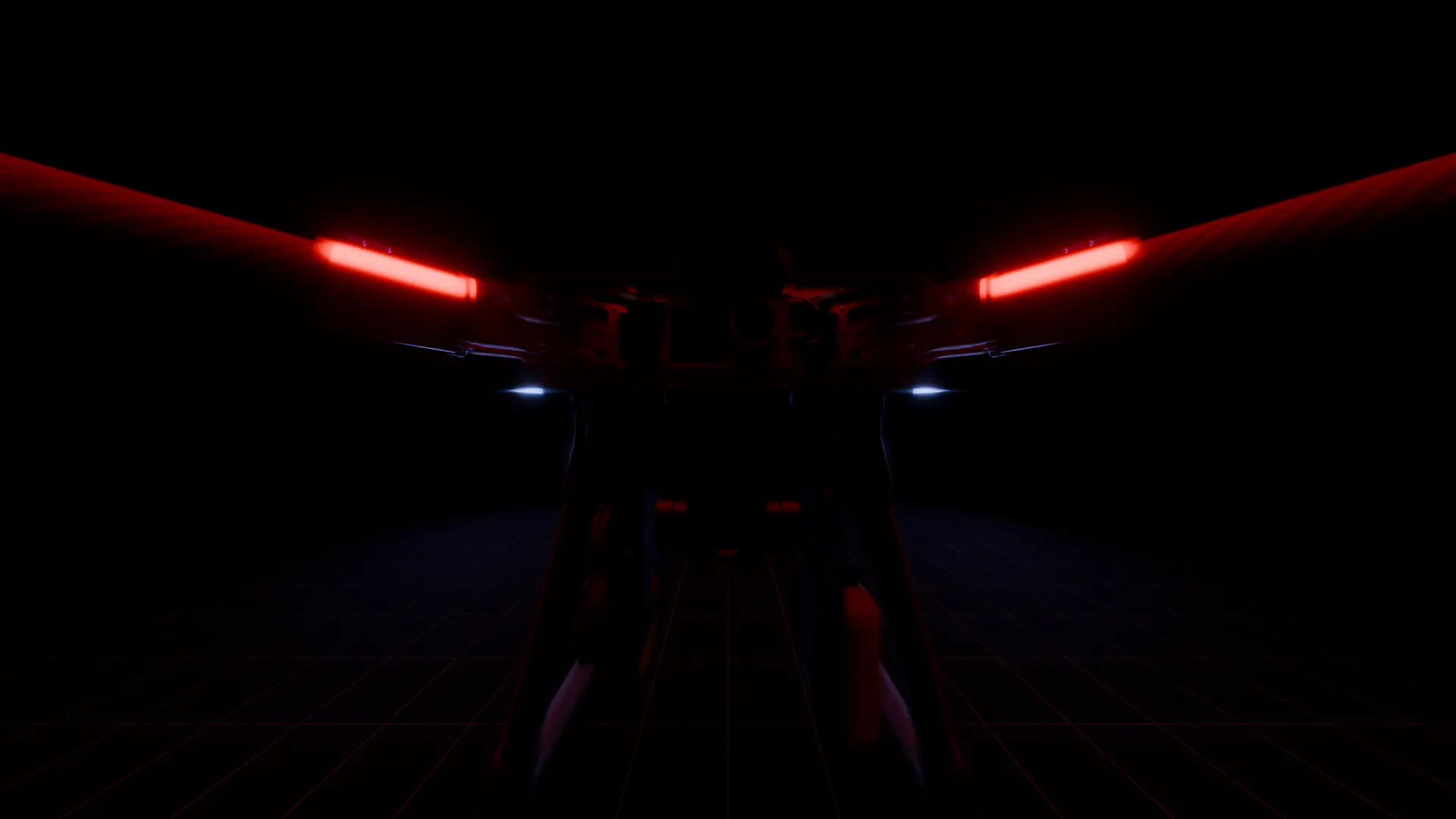 Redback quadcopter reveal sequence