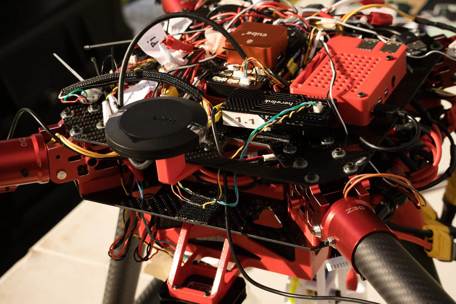 Redback propulsion system during testing and repair
